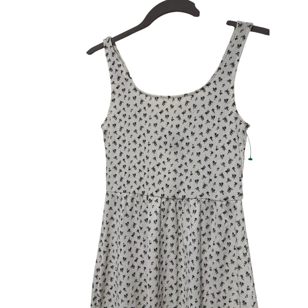 H&M XS White Black Palm Tree Pattern Tank Dress - Picture 3 of 9